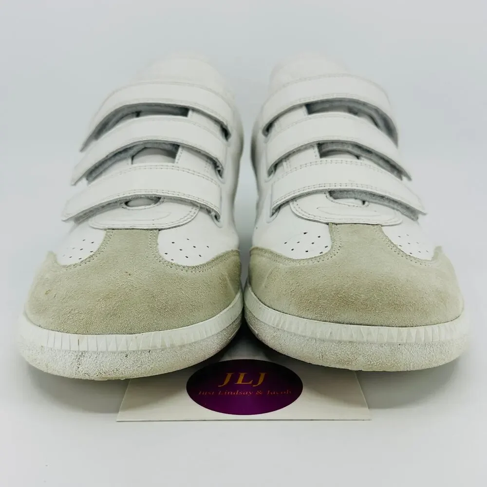 Isabel Marant Women's Beth White & Black Leather Studded Sneakers Size 41/ 11 US